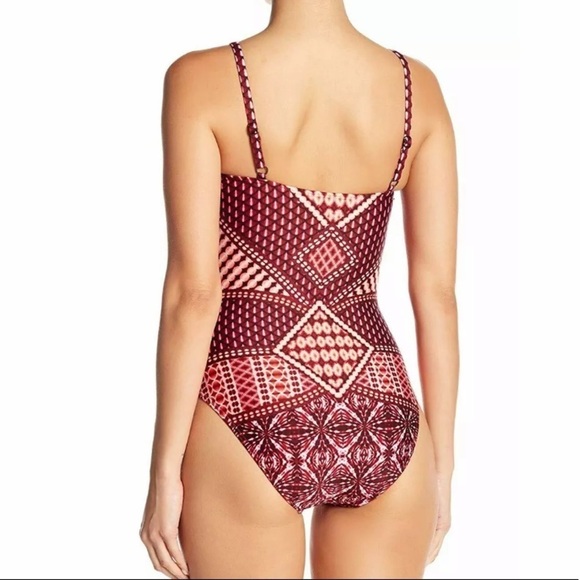 KENNETH Cole High Neck Tummy Control One Piece - Picture 2 of 5